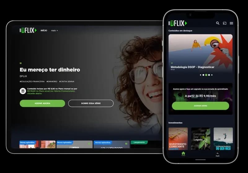 DFLIX: streaming de educação financeira dentro do Powpay